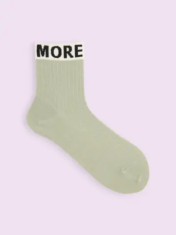 【3足1,386円】トップロゴリブ風ショートソックス