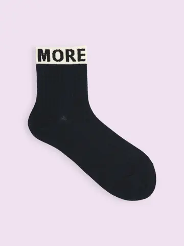 【3足1,386円】トップロゴリブ風ショートソックス