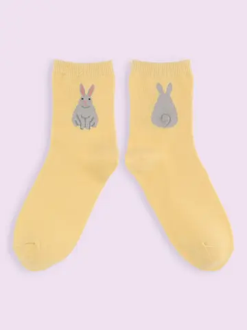 【3足1,386円】うさぎしっぽショートソックス