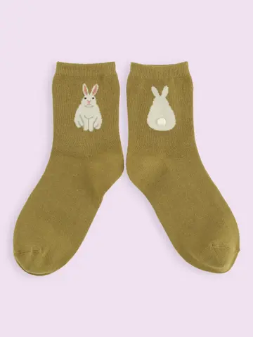 【3足1,386円】うさぎしっぽショートソックス