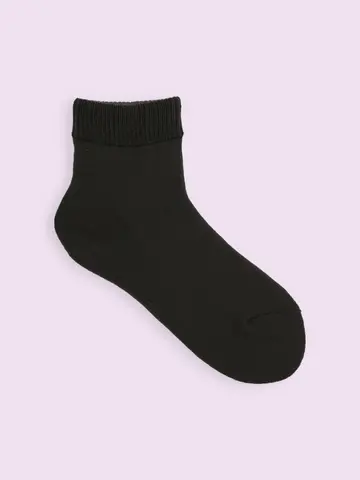 【3足1,386円】毛混 ゴム口ゆったりパイルルームショートソックス