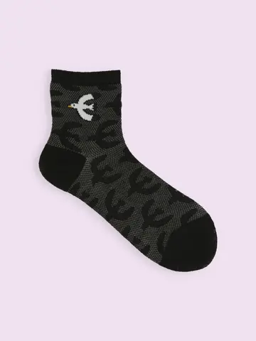 【3足1,386円】メッシュ海のシルエットショートソックス