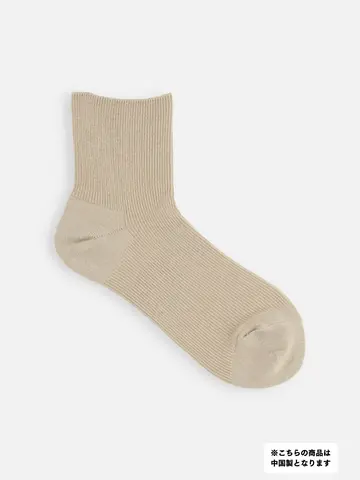 【good4U】ラメリブショートソックス