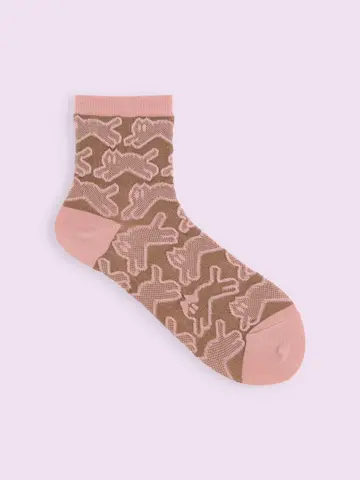 【3足1,386円】にゃんこフロートショートソックス