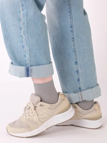 メッシュ吸水速乾ショートソックス