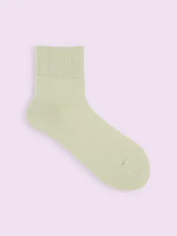 【3足1,386円】無地ベタゴム長ショートソックス