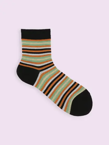 【3足1,386円】カラフルボーダーショートソックス