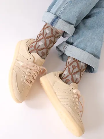 【3足1,386円】チューリップフロートショートソックス