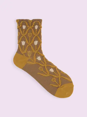 【3足1,386円】チューリップフロートショートソックス