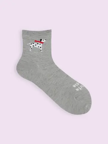 【3足1,386円】毛混わんこの冬支度ショートソックス