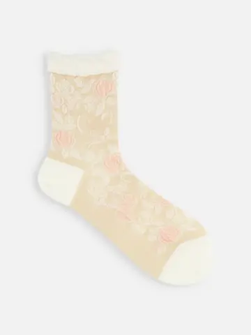 ゴムくちソフトエレガントにゃんこショートソックス