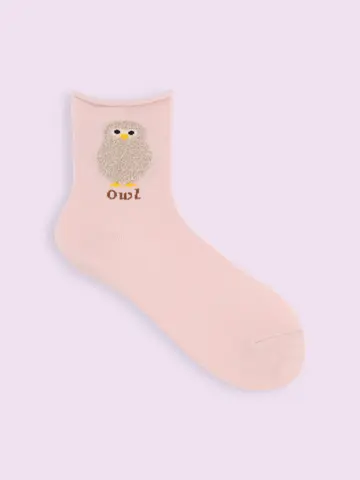 【3足1,386円】ゴム口ゆったりもふもふベイビーショートソックス