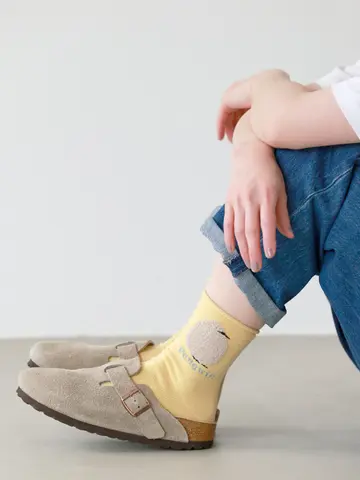 【3足1,386円】ゴム口ゆったりもふもふベイビーショートソックス