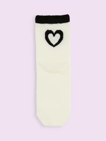 【3足1,386円】バックモールハートロークルー