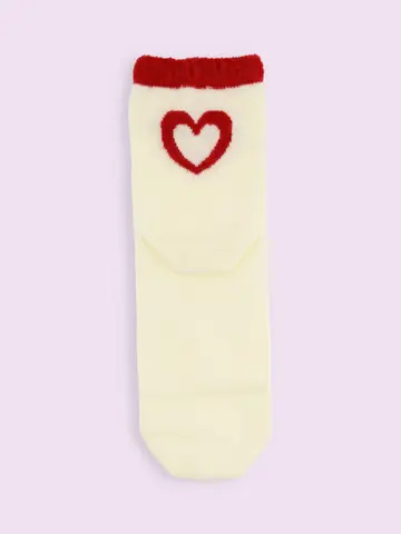 【3足1,386円】バックモールハートロークルー