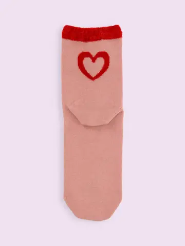 【3足1,386円】バックモールハートロークルー