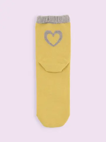 【3足1,386円】バックモールハートロークルー