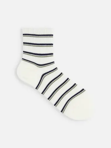 【3足1,386円】アメリブマルチボーダーショートソックス