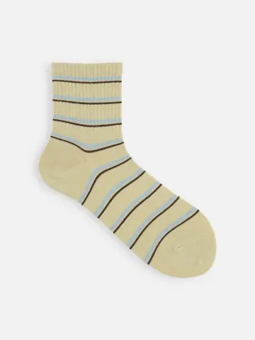 【3足1,386円】アメリブマルチボーダーショートソックス