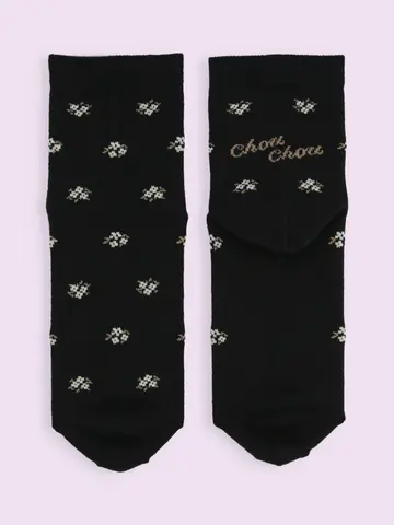 【靴下屋fam】ChouChou小花柄ショートソックス