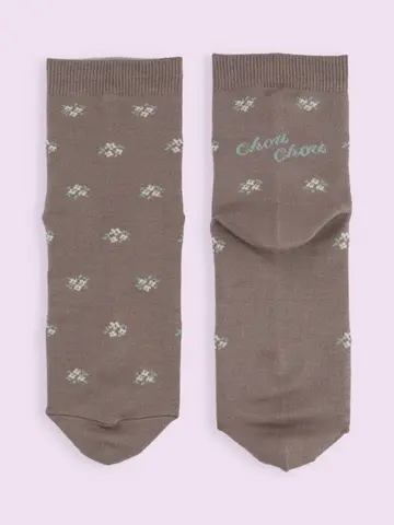 【靴下屋fam】ChouChou小花柄ショートソックス