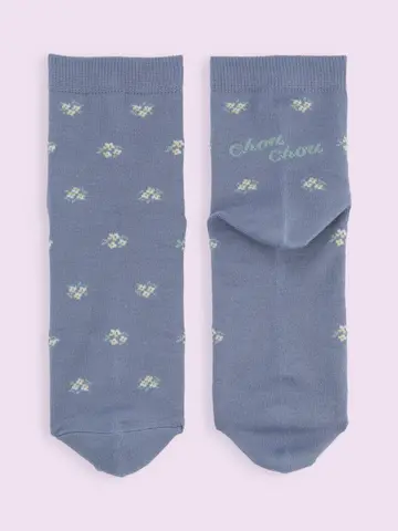 【靴下屋fam】ChouChou小花柄ショートソックス
