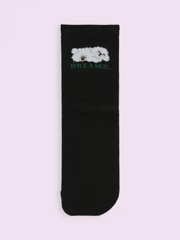 【靴下屋fam】夢見るわんこショートソックス