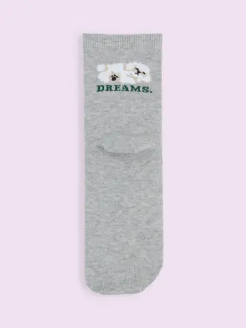 【靴下屋fam】夢見るわんこショートソックス