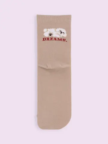 【靴下屋fam】夢見るわんこショートソックス