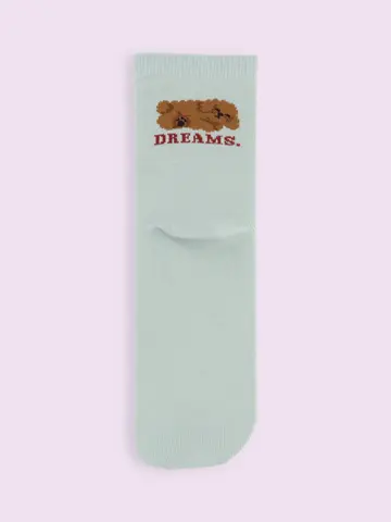 【靴下屋fam】夢見るわんこショートソックス