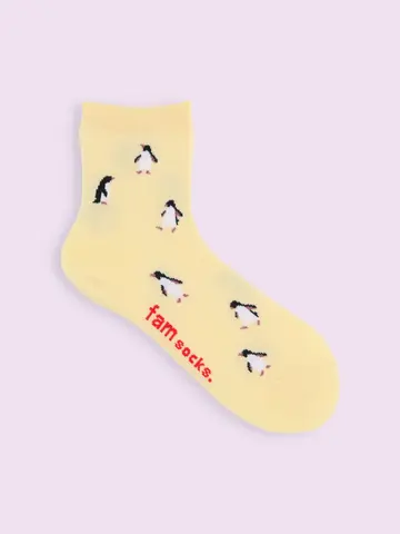 【靴下屋fam】氷のいきものショートソックス