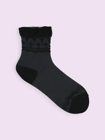 【3足1,100円】フロートレースショートソックス