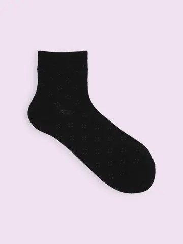 【3足1,100円】スパイラルドットショートソックス