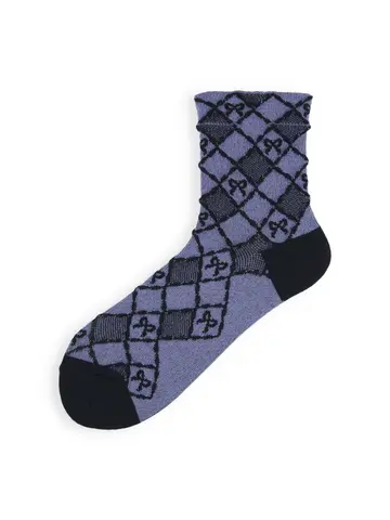 【3足1,485円】フロートリボンタイルショートソックス