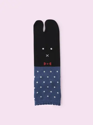 【3足¥1,000】足袋うさぎ・くまショートソックス