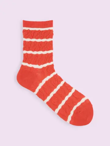 【3足1,386円】フロートなみなみボーダーショートソックス