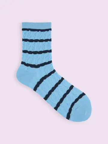 【3足1,386円】フロートなみなみボーダーショートソックス