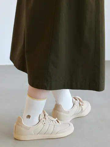 【3足1,386円】トップ切替刺繍ソックス