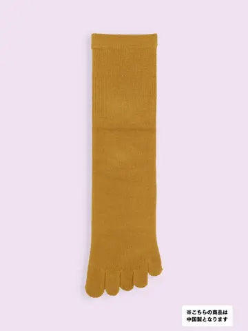 【3足1,386円】五本指表糸綿100％ソックス