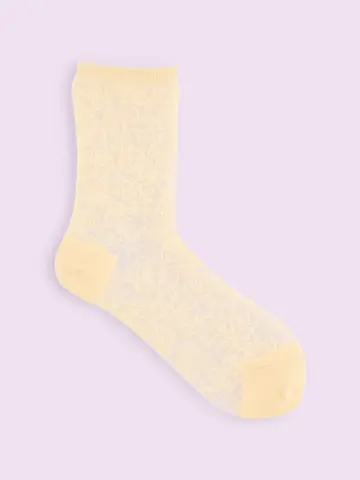 【3足1,386円】レーシーフラワーメッシュソックス