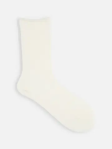 ゴムくちソフトくるくる無地ソックス