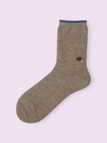 【3足¥1,100】トップ切替刺繍ソックス