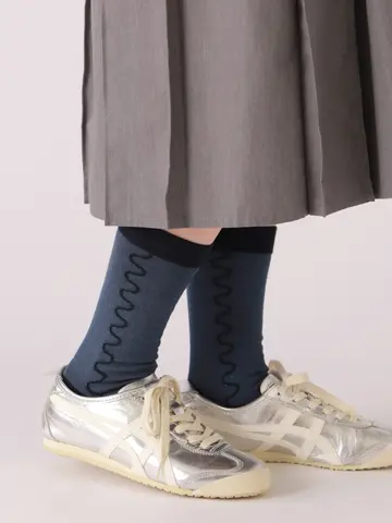【3足1,386円】サイドうねうねフロートラインハイカット