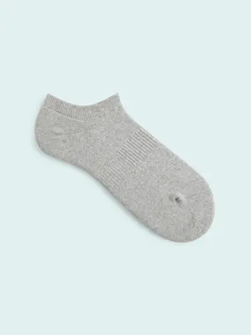 【3足1,386円】メンズ スポーティー無地パイルスニーカー用ソックス