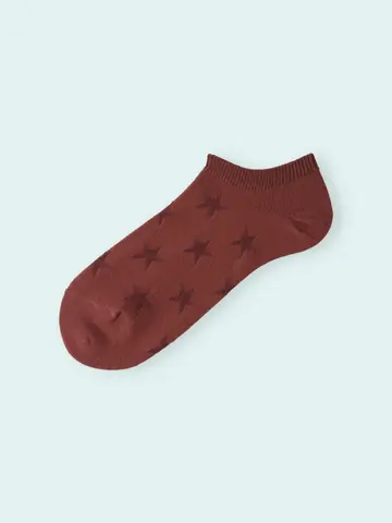 【3足1,386円】メンズ リンクス星柄スニーカー用ソックス