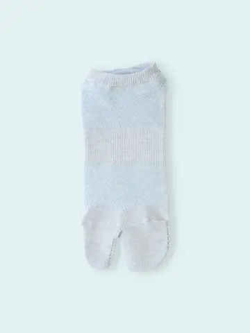 【3足1,386円】メンズ スポーティー足袋メッシュスニーカー用ソックス