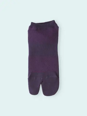 【3足1,386円】メンズ スポーティー足袋メッシュスニーカー用ソックス