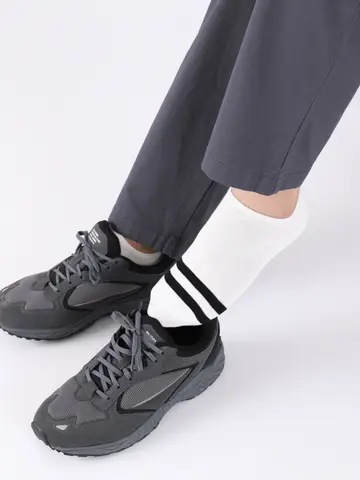 【3足1,386円】メンズ 2本ラインスニーカー用ソックス