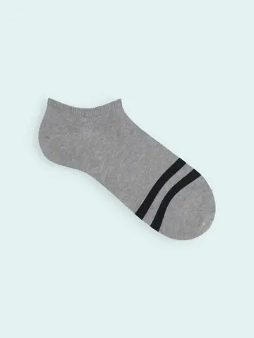 【3足1,386円】メンズ 2本ラインスニーカー用ソックス