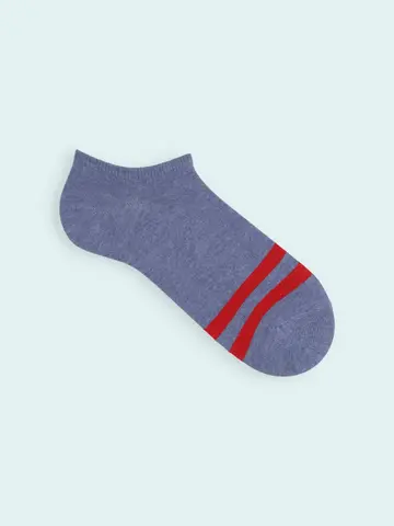 【3足1,386円】メンズ 2本ラインスニーカー用ソックス